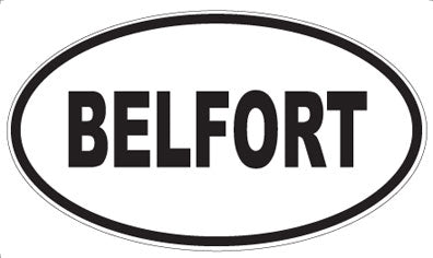 BELFORT - Oval Magnet
