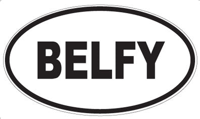 BELFY - Oval Magnet