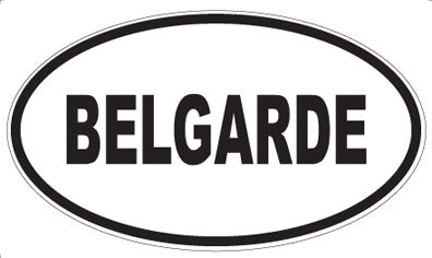 BELGARDE - Oval Magnet