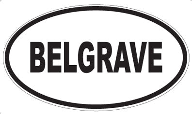 BELGRAVE - Oval Magnet