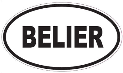 BELIER - Oval Sticker