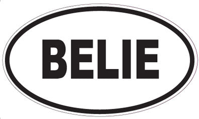 BELIE - Oval Magnet