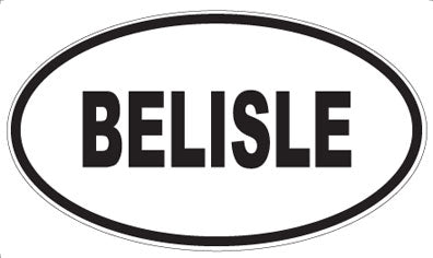 BELISLE - Oval Magnet