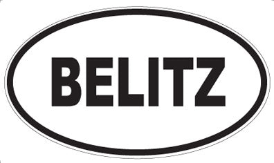 BELITZ - Oval Magnet