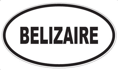 BELIZAIRE - Oval Magnet