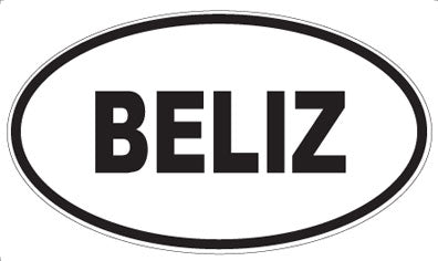 BELIZ - Oval Magnet