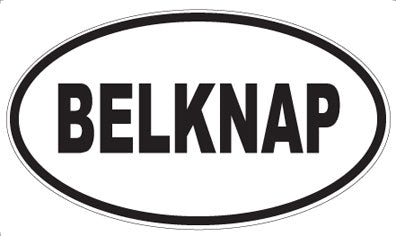 BELKNAP - Oval Magnet
