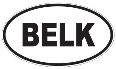 BELK - Oval Magnet