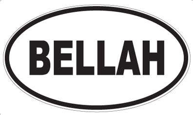 BELLAH - Oval Magnet