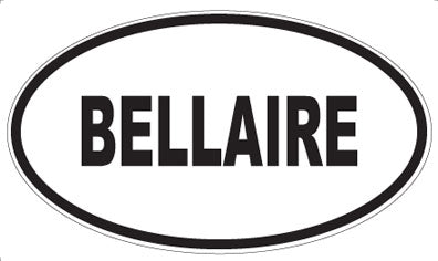 BELLAIRE - Oval Magnet