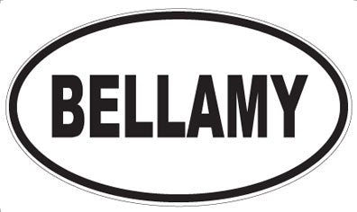BELLAMY - Oval Magnet