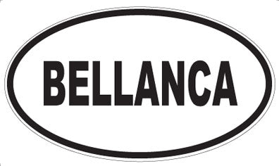BELLANCA - Oval Magnet