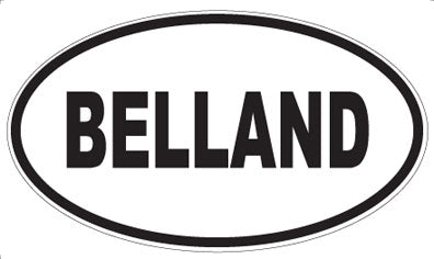 BELLAND - Oval Magnet