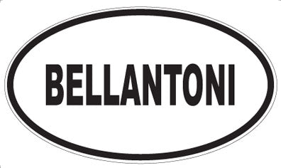 BELLANTONI - Oval Magnet
