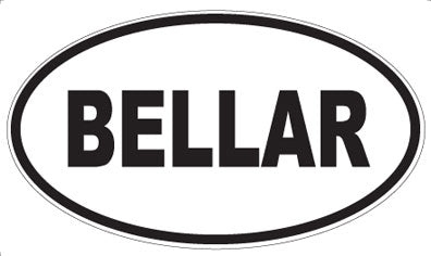 BELLAR - Oval Magnet