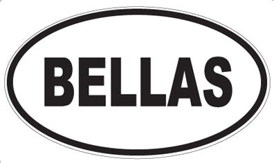 BELLAS - Oval Magnet