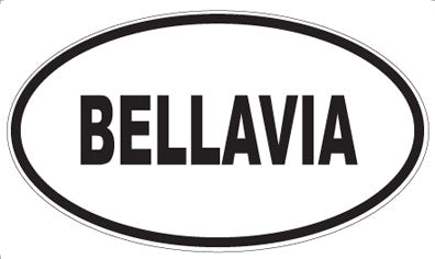 BELLAVIA - Oval Magnet