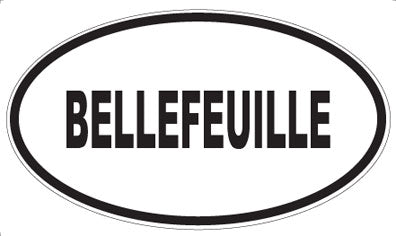 BELLEFEUILLE - Oval Magnet