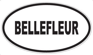 BELLEFLEUR - Oval Magnet