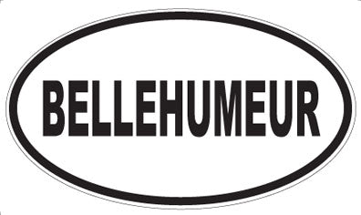BELLEHUMEUR - Oval Magnet