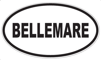 BELLEMARE - Oval Magnet