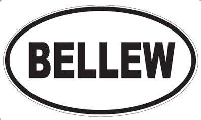 BELLEW - Oval Magnet