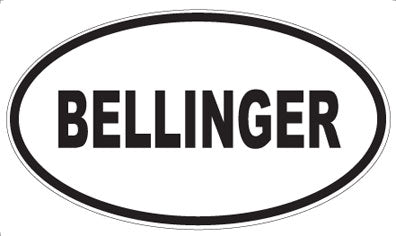 BELLINGER - Oval Magnet