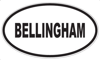 BELLINGHAM - Oval Magnet