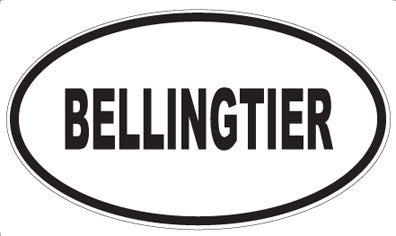 BELLINGTIER - Oval Magnet