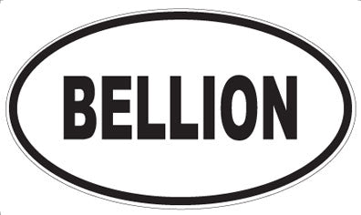 BELLION - Oval Magnet