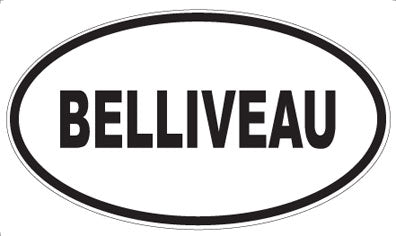 BELLIVEAU - Oval Magnet