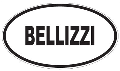 BELLIZZI - Oval Magnet