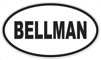 BELLMAN - Oval Magnet