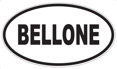 BELLONE - Oval Magnet
