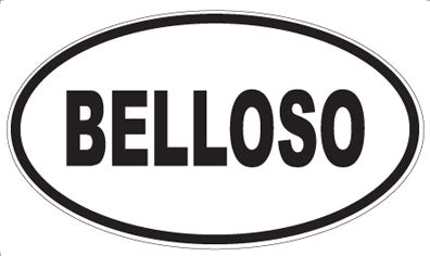 BELLOSO - Oval Magnet