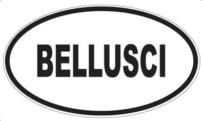 BELLUSCI - Oval Magnet
