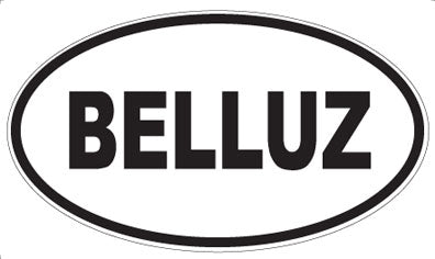 BELLUZ - Oval Magnet
