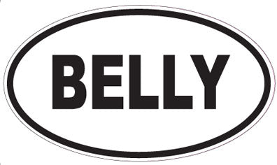 BELLY - Oval Magnet