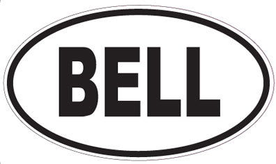 BELL - Oval Sticker