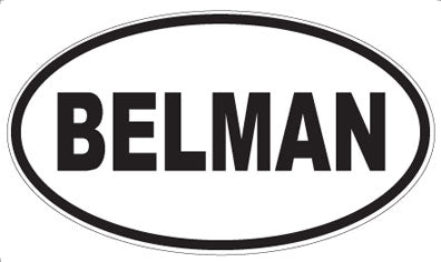 BELMAN - Oval Magnet