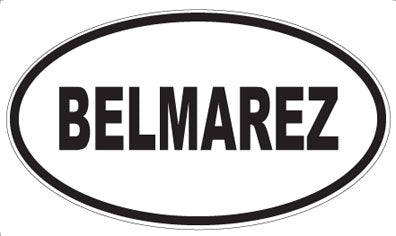 BELMAREZ - Oval Magnet