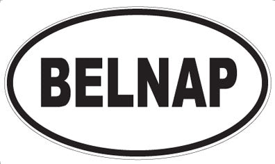 BELNAP - Oval Magnet