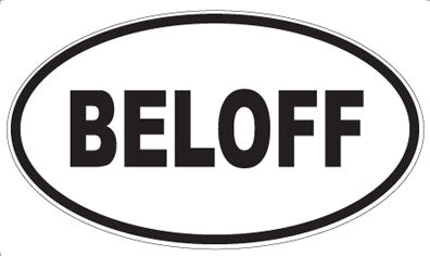 BELOFF - Oval Magnet