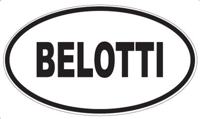 BELOTTI - Oval Magnet