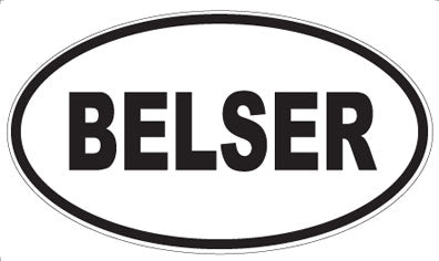 BELSER - Oval Magnet