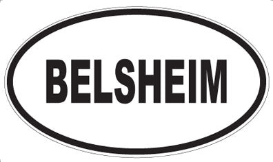 BELSHEIM - Oval Magnet