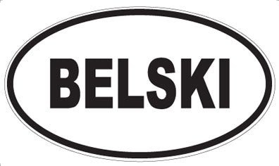 BELSKI - Oval Magnet