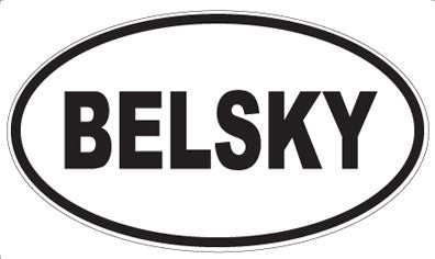 BELSKY - Oval Magnet