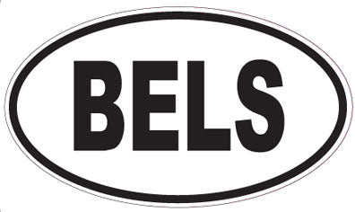 BELS - Oval Sticker