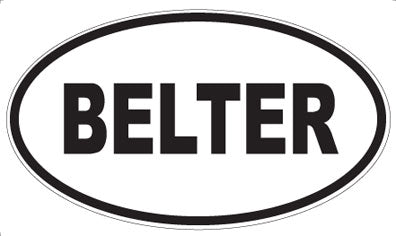BELTER - Oval Magnet